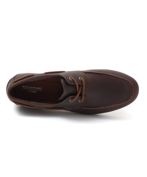 「ROCKPORT」 デッキシューズ 26.5cm ダークブラウン メンズ_画像7