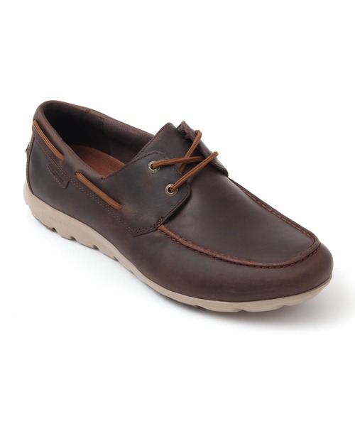 「ROCKPORT」 デッキシューズ 26.5cm ダークブラウン メンズ_画像8