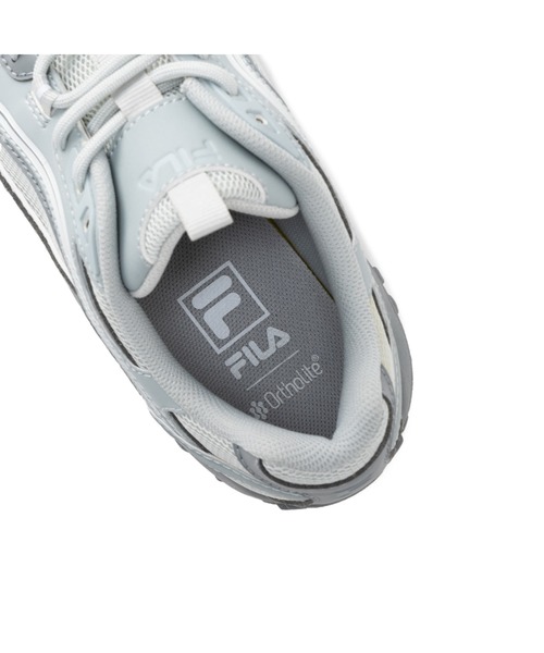 「FILA」 ローカットスニーカー 25.0cm グレー レディース_画像7