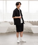 ワイドパンツ ハーフパンツ パンツ 短パン A...の詳細画像4