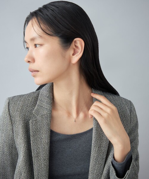ネックレス 「レイヤー」 K10YG ネックレス ダイヤモンド レディースの画像