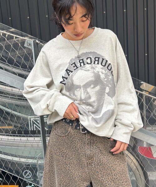 「Sourcream」 スウェットカットソー SMALL ホワイト レディース_画像5