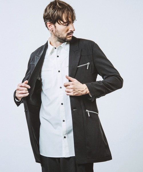 「NO ID.」 長袖シャツ ONE SIZE ブラック メンズ_画像7