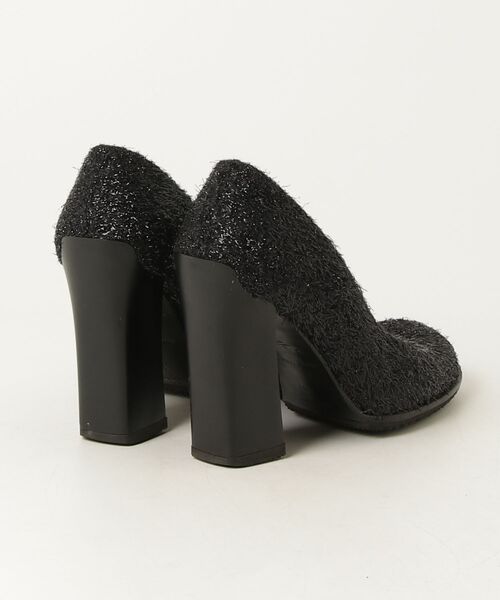 PRADA（プラダ） グリッター パンプス 36 ブラック レディース