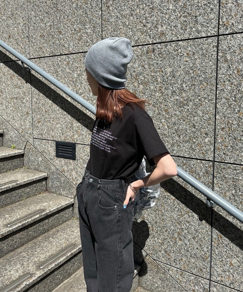 「ISOOK」 半袖Tシャツ FREE ホワイト レディース_画像6