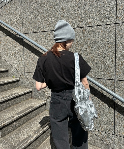 「ISOOK」 半袖Tシャツ FREE ホワイト レディース_画像7