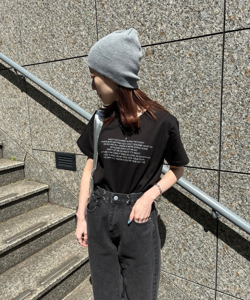 「ISOOK」 半袖Tシャツ FREE ホワイト レディース_画像8