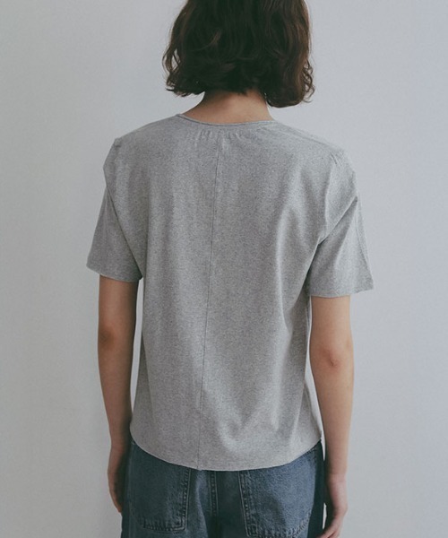 ETRE TOKYO（エトレトウキョウ） tシャツ 半袖 VネックミニマルTee