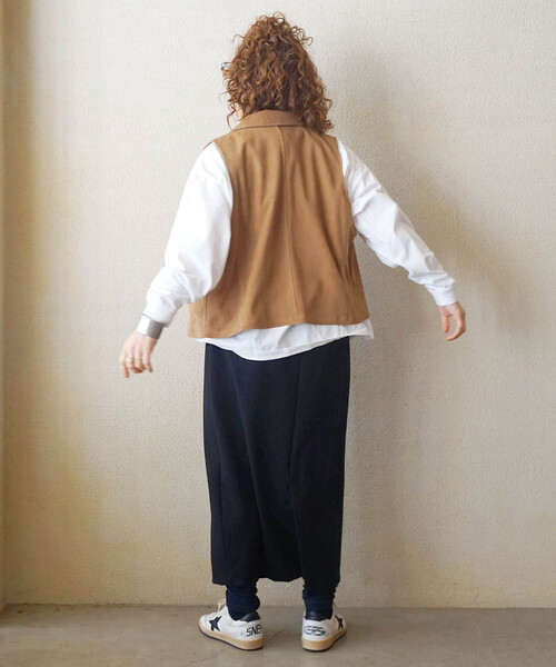 「JOURNAL STANDARD LUXE」 ロングスカート - ブラック レディース_画像4