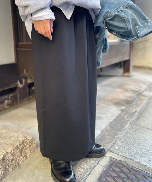 「JOURNAL STANDARD LUXE」 ロングスカート - ブラック レディース_画像8