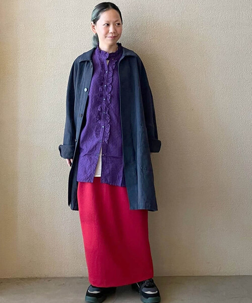 「JOURNAL STANDARD LUXE」 ロングスカート - ブラック レディース_画像10