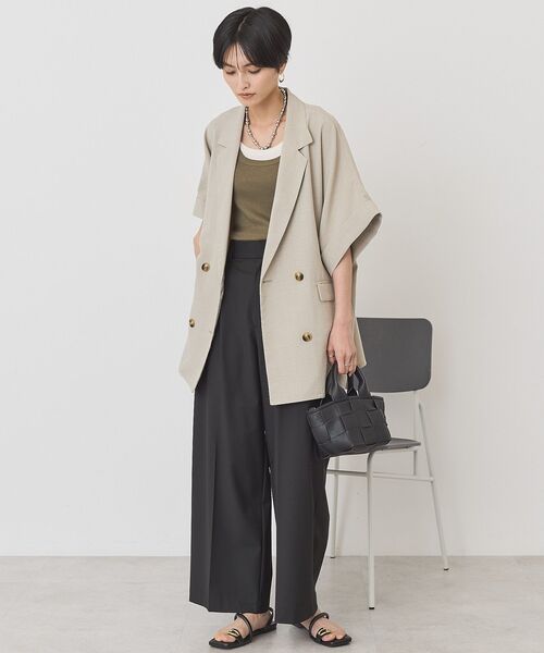 「AMERICAN HOLIC」 パンツ M ライトグレー レディース_画像6