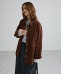 コート アウター コーデュロイシャツジャケット...の詳細画像5