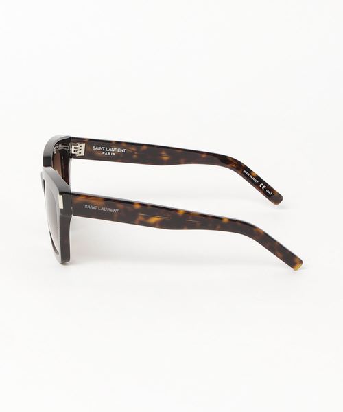 【SAINT LAURENT】 スクエア フレームサングラス Saint Laurent Eyewear スクエアフレーム サングラス | グリーン