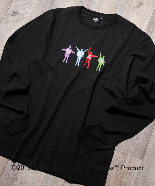 The Beatles tシャツ BEATLES/ビートルズ別注 オーバーサイズL/S 