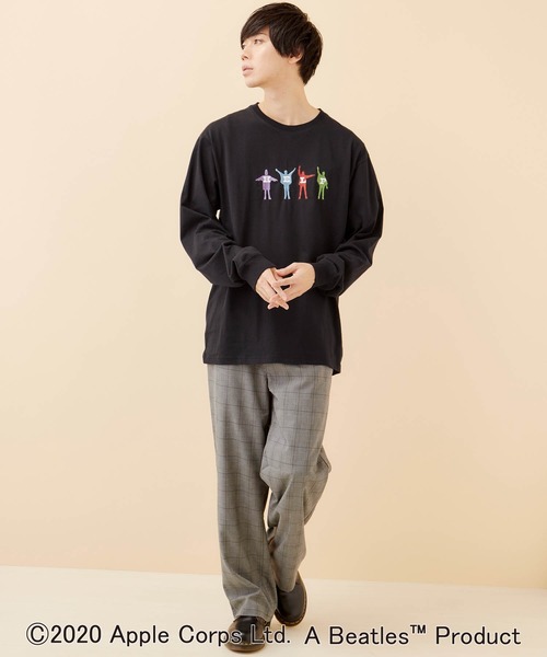 The Beatles tシャツ BEATLES/ビートルズ別注 オーバーサイズL/S 