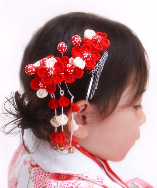 KYOETSU（京越） 七五三 髪飾り つまみ細工 2点セット ADFK キッズ