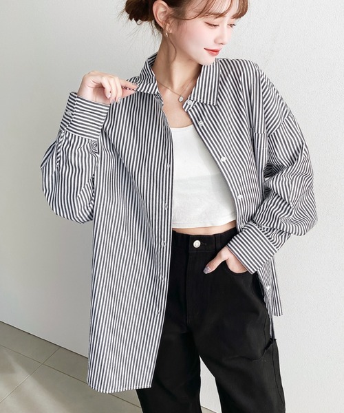 moment+ ブラウス シャツ 「累計販売枚数10万枚突破！」先染め