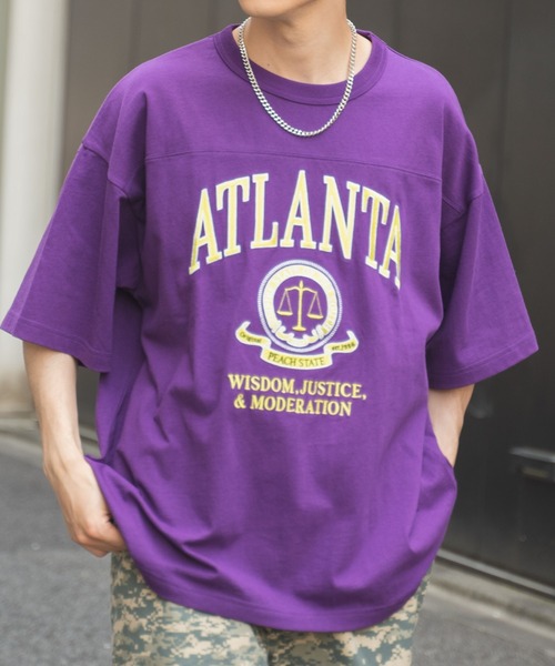 Sale 102 Off Tシャツ Tシャツ Wego ヘビーウエイト チームロゴフットボールビッグt Aynaelda Com