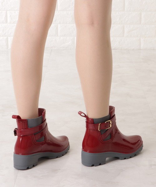 【新品・未使用】Chloé ワインレッド 長靴 レインブーツ Lace Ladies（レースレディース） 長靴 レインブーツ レインブーツ