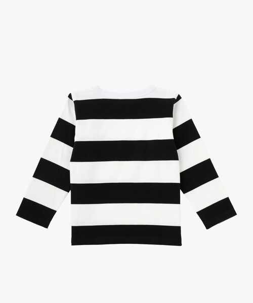 agnes b.（アニエスベー） tシャツ キッズ コットン 太ボーダー 長袖 T
