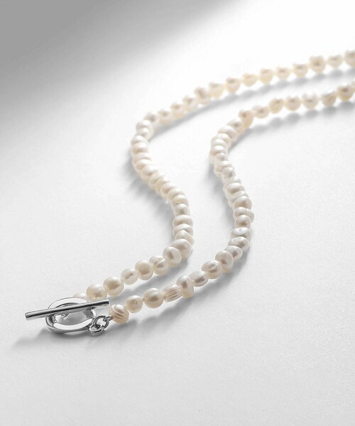 COCOSHNIK（ココシュニック） ネックレス シルバー バロックパール
