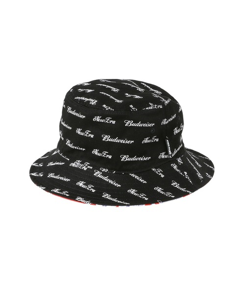 USA製　budweiser NEWSBOY HAT キャスケット　ハット USA製 Budweiser LOGO 総柄 ハット DEADSTOCK バドワイザー