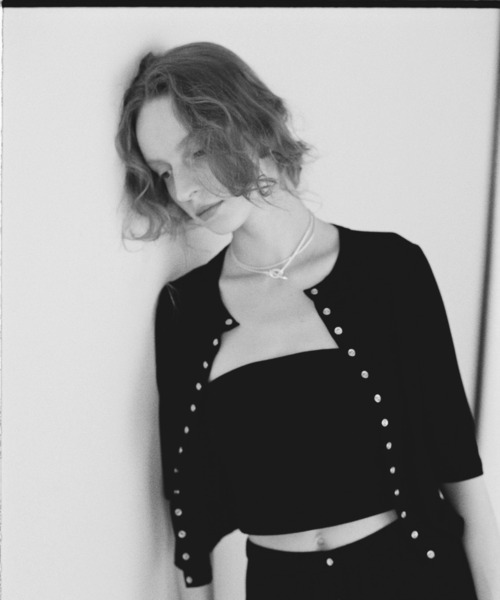 agnes b. フランス スカート モノクロ 限定 パリ 写真 白黒