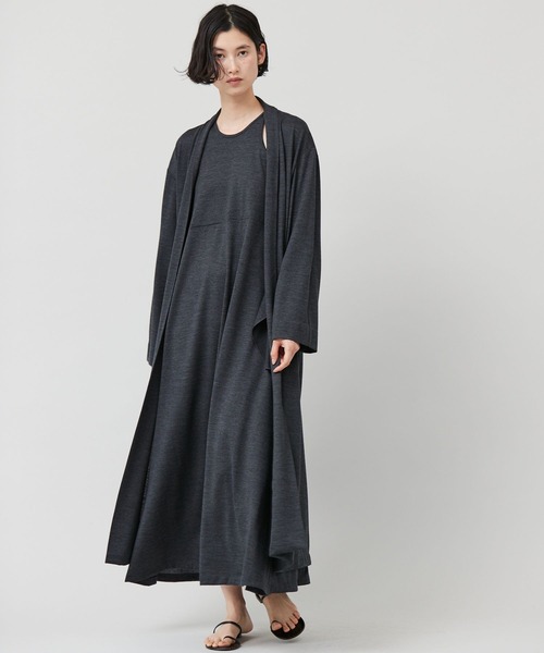 ワンピース Curensology(カレンソロジー)/ファインウールジャージワンピース Curensology カレンソロジー