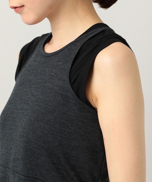 ワンピース Curensology(カレンソロジー)/ファインウールジャージワンピース Curensology カレンソロジー