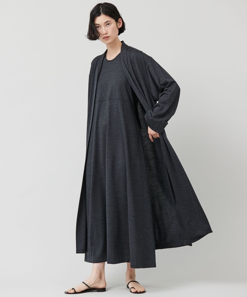 ワンピース Curensology(カレンソロジー)/ファインウールジャージワンピース Curensology カレンソロジー