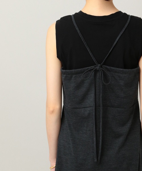 ワンピース Curensology(カレンソロジー)/ファインウールジャージワンピース Curensology カレンソロジー