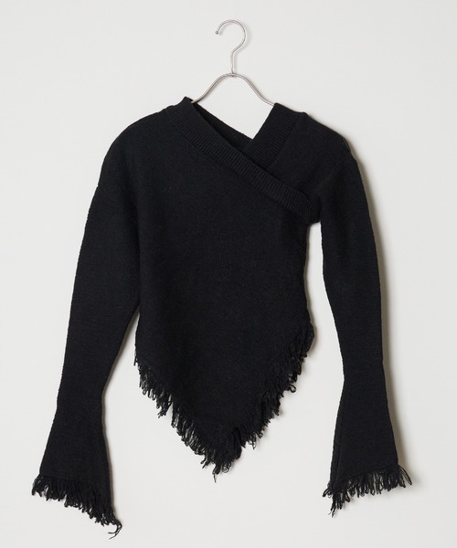 ROOP TOKYO ニット セーター FRINGE LONG SLEEVE KNIT