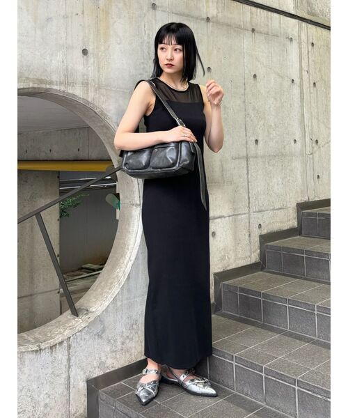 MURUA（ムルーア） ワンピース シアーテレコワンピース : ZOZOTOWN