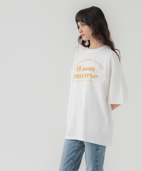 coca tシャツ Tシャツ オーバーサイズアソートロゴTシャツ