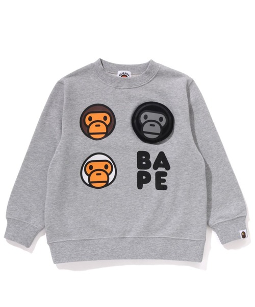 bathingape キッズトレーナー BAPE キッズ迷彩トレーナー110cm A
