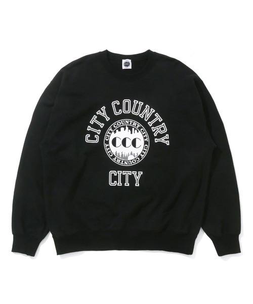 CITY COUNTRY トレーナー スウェット COTTON SWEAT SHIRT_COLLEGE LOGO 