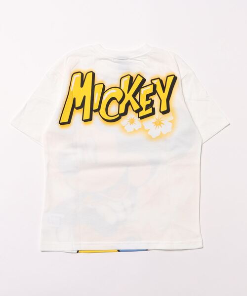 Disney（ディズニー） tシャツ 親子お揃い スプレーペイント Tシャツ