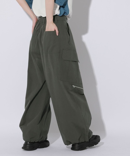 Anui カーゴパンツ 「UNISEX/2サイズ展開」アシメZIP