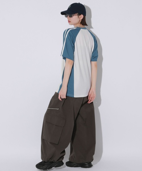カーゴパンツ Anui カーゴパンツ 「UNISEX/2サイズ展開」アシメZIP