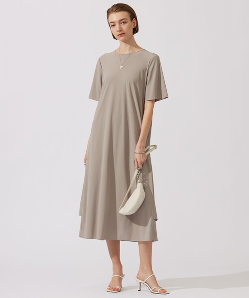 ICB★新品★【接触冷感・UVカット・速乾・洗える】マットスキューバ ワンピース ICB ワンピース 「接触冷感・UVカット・速乾・洗える」マット