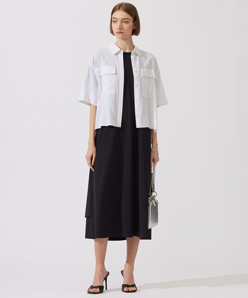 ICB★新品★【接触冷感・UVカット・速乾・洗える】マットスキューバ ワンピース ICB ワンピース 「接触冷感・UVカット・速乾・洗える」マット
