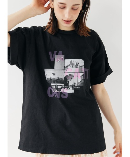 tシャツ Tシャツ COEL×Yuji Takeuchi VACATIONS フォトTシャツ 