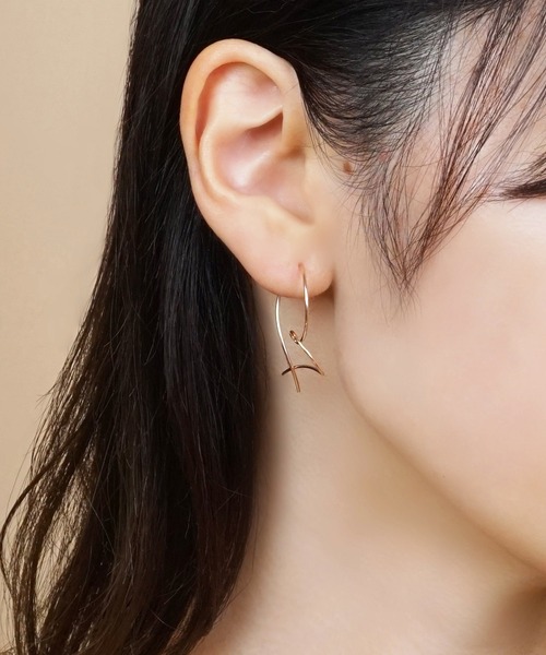 TAKE-UP（テイクアップ） ピアス ヒネリハートピアス レディース 