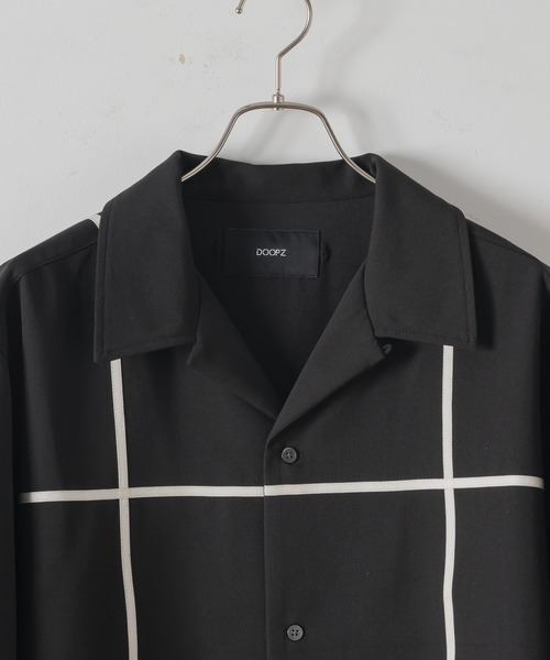 DOOPZ（ドープス） シャツ Big Check Open Collar Shirt - ビッグ