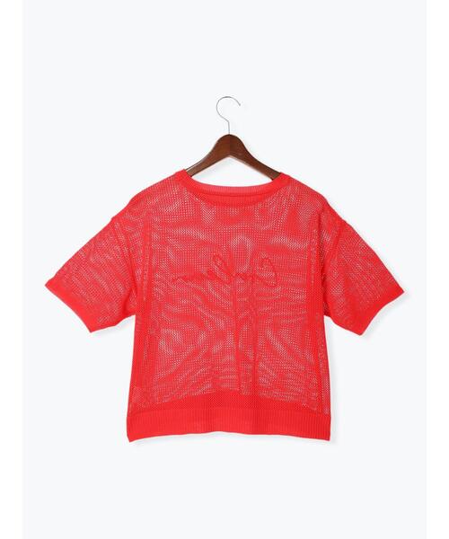 Te chichi TERRASSE ニット セーター メッシュロゴニット