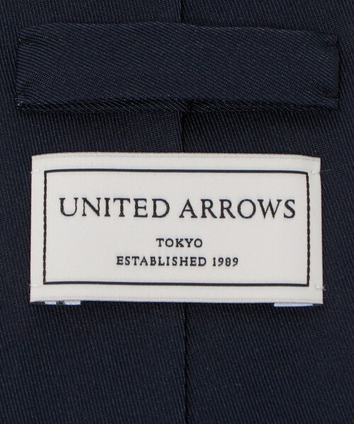 UNITED ARROWS ネクタイ ネイビー ソリッド : ZOZOTOWN Yahoo!店