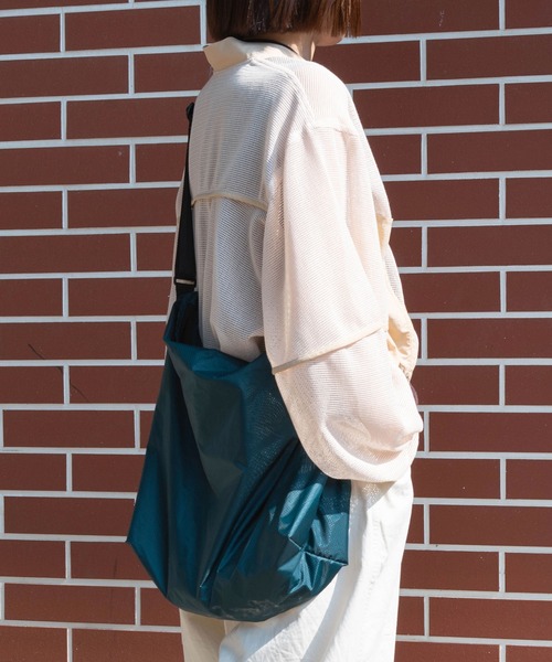 nahe エコバッグ ネーエ パッカブルショルダーバッグ 折りたたみ