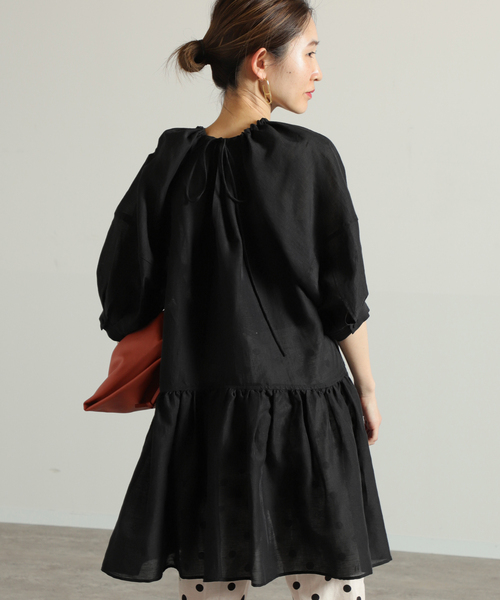 「VERMEIL par iena」 半袖Tシャツ FREE ネイビー レディース stretch jersey shirts（Tシャツ／カットソー）｜VERMEIL par