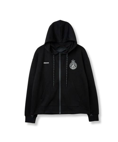 Glanss（グランス） パーカー glanss emblem zip-up hoodie